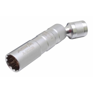 Tubulara pentru bujie 14 mm in 12 colturi articulata, lungime 92 mm, Asta A-90039