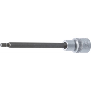 Bit Imbus 5 mm, lungime 140mm, antrenare cu tubulara 1/2", BGS 4270