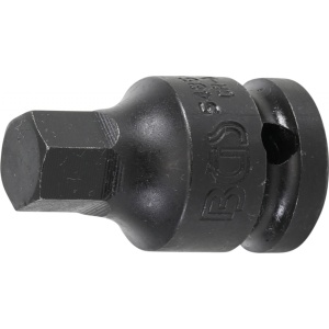 Bit Imbus de impact 13 mm, lungime 42mm, antrenare cu tubulara 1/2”, BGS 5485-13