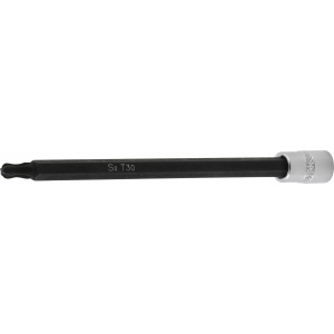 Bit Torx T30 cu cap sferic, antrenare 6,3 mm (1/4"), lungime 130mm, BGS 8618-T30