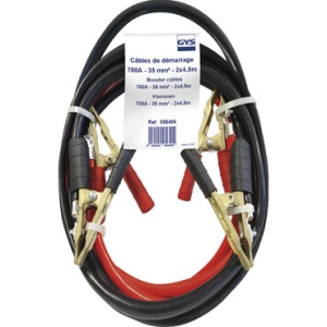 Cabluri de pornire tip 700A cu clesti din alama neizolati, GYS 056404 - Img 2