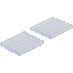 Cartuşe adeziv la cald | transparent | Ø 7,5 mm, 50 mm | 12 piese, BGS DIY 80851 - Img 1