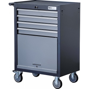 Carucior atelier 4 sertare, 1 compartiment rabatabil gol, BGS 6070 - Img 3