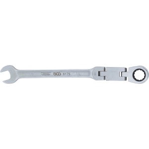 Cheie combinata cu clichet 15 mm dublu articulata, BGS 6175 - Img 2