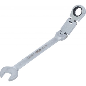 Cheie combinata cu clichet 19 mm dublu articulata, BGS 6179 - Img 1