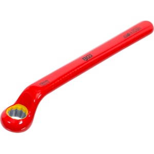 Cheie inelara 19 mm cu un capat cotit adanc, izolatie VDE 1000V, BGS 72019 - Img 1