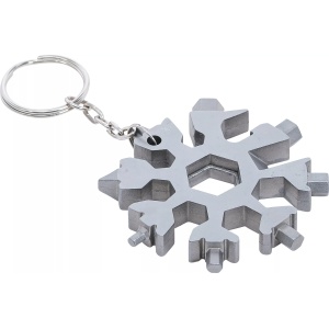 Cheie multifuncţională tip breloc fulg de zăpadă, 18-in-1, BGS DIY 85880 - Img 5