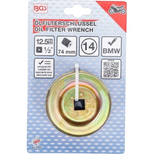 Cheie pentru filtre de ulei BMV K/R4 -valve, diametru Ø 74 mm x 14 laturi, BGS 1043 - Img 4