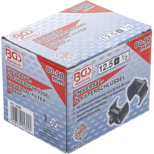 Cheie pentru filtre de ulei reglabila, 80-98 mm, actionare 1/2", BGS 8396 - Img 4