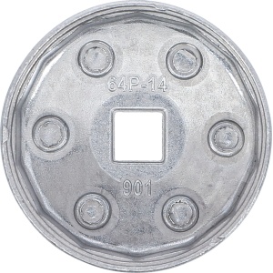 Cheie pentru filtru de ulei, 64 mm x P14, BGS 1042 - Img 2
