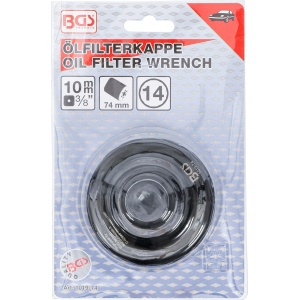 Cheie pentru filtru de ulei, 74 mm x 14 puncte, BGS 1019-74 - Img 3
