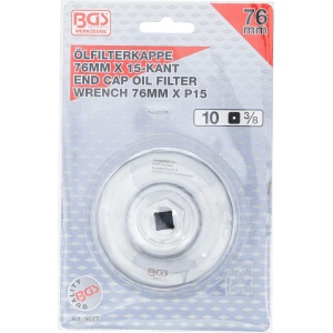 Cheie pentru filtru de ulei 76 mm x P15, BGS 9077 - Img 4