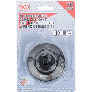 Cheie pentru filtru de ulei, 76 mm x P8, BGS 1039-76-8 - Img 4