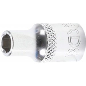Cheie tubulara 6 colturi | 6,3 mm (1/4") | 5 mm, BGS 22476