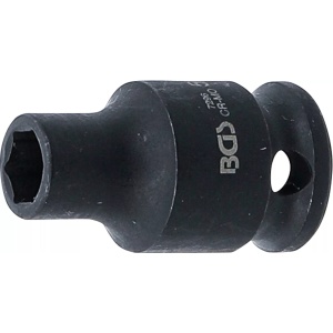 Cheie tubulară de impact, 6 colțuri, 6,3 mm (1/4"), 5,5 mm, B-7296 - Img 1