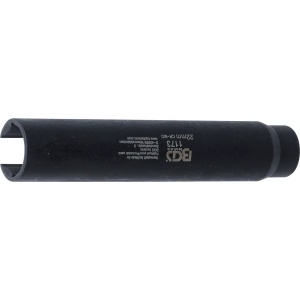 Cheie tubulara decupata 22 mm pentru sonda Lambda, antrenare 12,5 mm (1/2"), lungime 150mm, BGS 1173 - Img 1