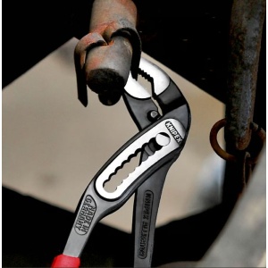 Cleste Alligator® pentru tevi si pompe de apa, manere izolate cu mansoane plastifiate, lungime 250 mm, Knipex 8801250 - Img 5