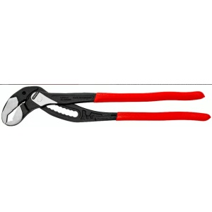 Cleste Alligator® XL pentru tevi si pompe de apa, manere izolate cu mansoane plastifiate, lungime 400 mm, Knipex 8801400 - Img 3