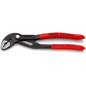 Cleste Cobra® pentru tevi si pompe de apa cu autoblocare, lungime180 mm, Knipex 8701180 - Img 1