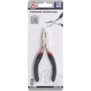 Cleşte combinat electronist | cu arc | 115 mm, BGS DIY 90380 - Img 3
