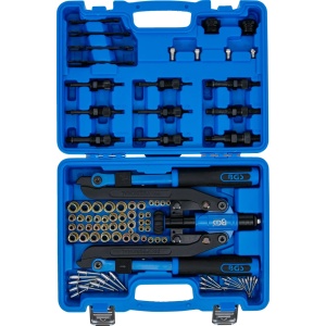 Cleste pentru pop-nituri 3.2 - 4 - 4.8 - 6 - 6.4 mm si piulite-nit standard M4, M5, M6, M8, M10 si M12, BGS 74579 - Img 5