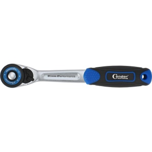 Clicket reversibil, antrenare 1/4" 72 dinti, lungime 140 mm, Condor 1218-1 - Img 3
