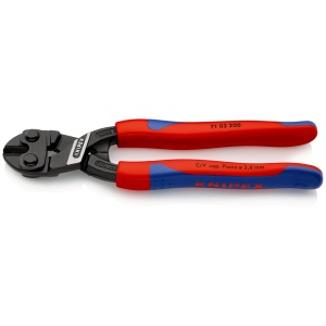 CoBolt® Taietor compact pentru bolturi, manşoane suple, manere multicomponent, lungime 200 mm, Knipex 7102200