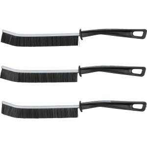 Complect de perii pentru colțuri cu peri duri, lungime 230 mm, 3 piese, BGS 50915 - Img 3
