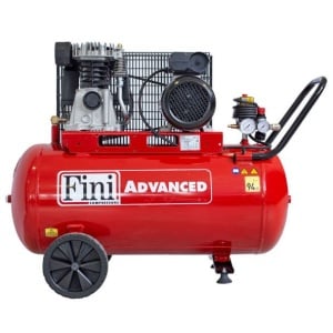 Compresor aer cu piston, butelie 90litri, presiune max.10bar, alimentare 230V, putere 2.2Kw/3Hp, Fini MK103-90-3M - Img 1