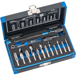Condor 39602 Set de burghie elicoidale hexagonale, act. 1/4", M4-12, 16 buc. - Img 2