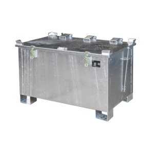 Container de depozitare pentru baterii litiu-ion / acumulatori, volum 280 litri, 800 x 1200 x 750 mm, Eurokraft Pro 571133-49