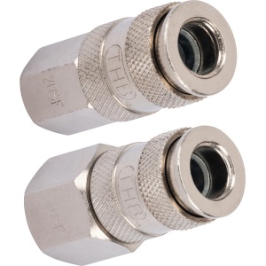 Cuplaj rapid aer comprimat, filet interior 1/4", BSPP, Condor 8046 - Img 2