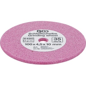 Disc pentru ascutit, 100x4,5x10 mm (3/8"+0,404") pentru BGS 3180, BGS 3178 - Img 2