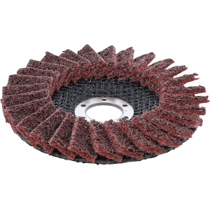 Disc şlefuire evantai Pâslă Ø 125 mm Granulaţie 120 - Img 2