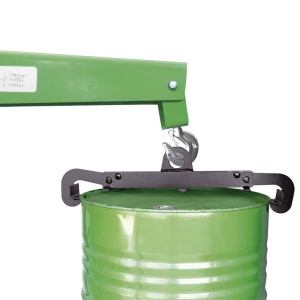 Dispozitiv prindere butoaie metalice de 200 litri, capacitate max. de ridicare 500 Kg, JBM 53612 - Img 1