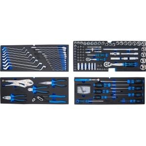 Dulap cu 3 sertare echipat cu 143 scule, BGS 3318 - Img 4