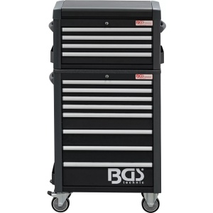 Dulap de scule Workshop Standard Max cu 8 sertare + dulap de scule cu 4 sertare montat in partea superioara, BGS 4088 - Img 10