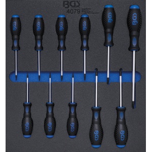 Echipare pentru dulap 44960 surubelnite torx, T6-T40, BGS 4079