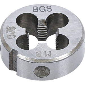 Filiera M9 x 0,75 x 25 mm, BGS 1900-M9X0.75-S