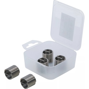Insertii Helicoil pentru reparatii filete M18x1.5, 5 piese, BGS 9433-1 - Img 1