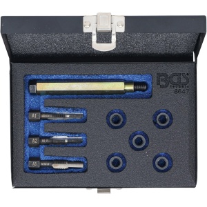 Kit reparatii filete bujii incandescente, M8x1.0, BGS 8647 - Img 4
