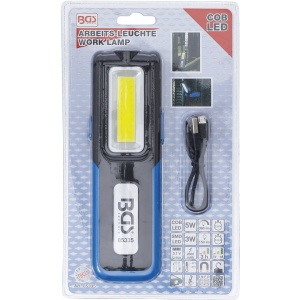 Lampa de lucru COB-LED rabatabila, putere 5W, BGS 85335 - Img 6