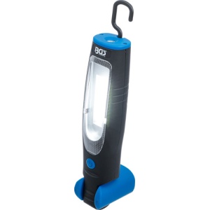 Lampa de lucru cu accumulatori, COB-LED cu magnet şi cârlige de prindere, BGS 85345 - Img 3