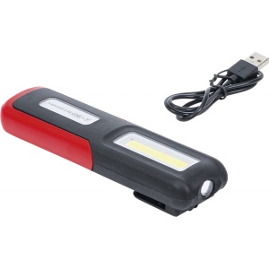 Lampa de lucru de mâna COB-LED, BGS DIY 9651 - Img 3