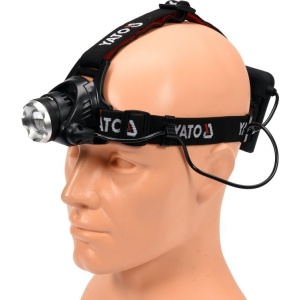 Lanterna de lucru cu fixare pe cap, acumulator 10W, Yato YT-08591 - Img 1