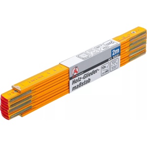Metru pliant de lemn, 2 m, BGS DIY 92051 - Img 4