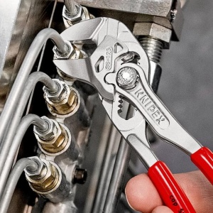 Mini cleste cu laturi paralele, lungime 125 mm, Knipex 8603125 - Img 2
