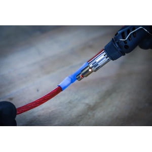 Mini-letcon cu gaz, aprindere piezoelectrica + set tuburi contractabile colorate, 162 piese, BGS 70143 - Img 2