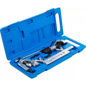 Presa bercuit / bordurare conducte cu taietor pentru ţevi, 10 piese, BGS 70221 - Img 2