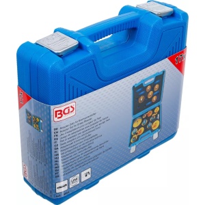 Set adaptoare pentru inlocuit lichid de frana, 17 piese, BGS 74664 - Img 2